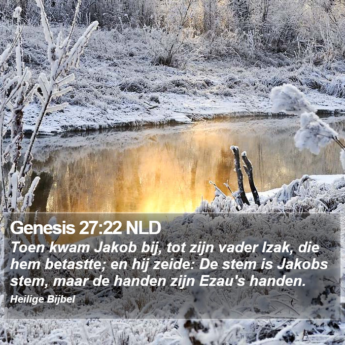 Genesis 27:22 NLD Bible Study