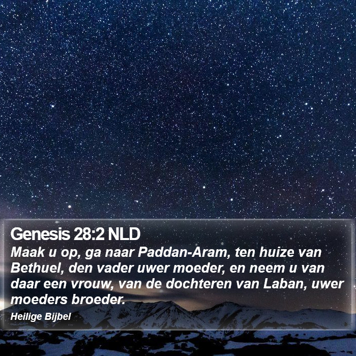 Genesis 28:2 NLD Bible Study