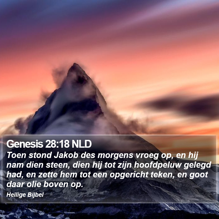 Genesis 28:18 NLD Bible Study