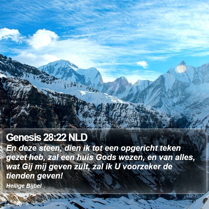 Genesis 28:22 NLD Bible Study