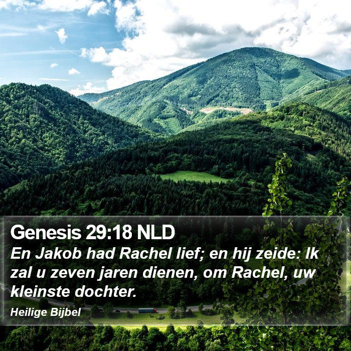 Genesis 29:18 NLD Bible Study