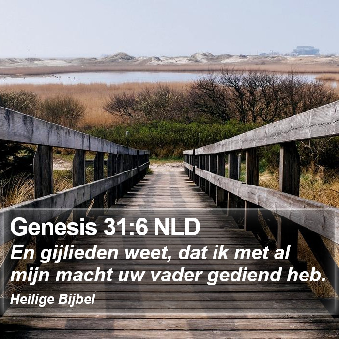 Genesis 31:6 NLD Bible Study