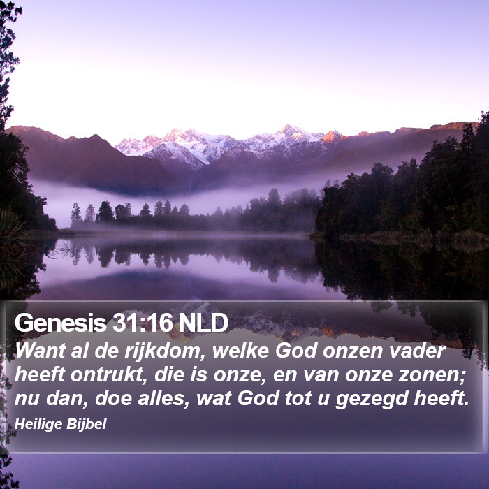 Genesis 31:16 NLD Bible Study