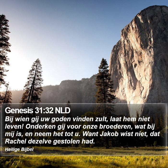 Genesis 31:32 NLD Bible Study