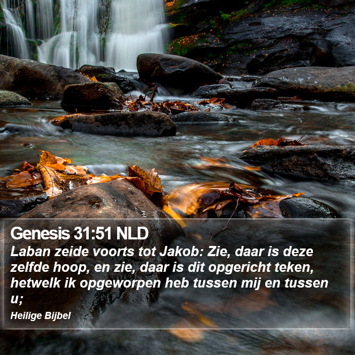 Genesis 31:51 NLD Bible Study