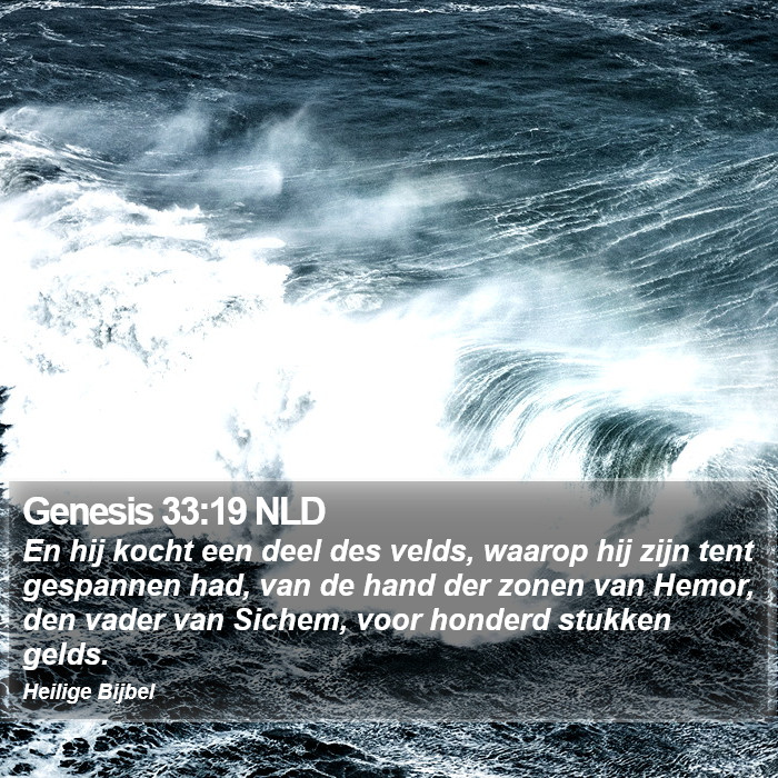 Genesis 33:19 NLD Bible Study