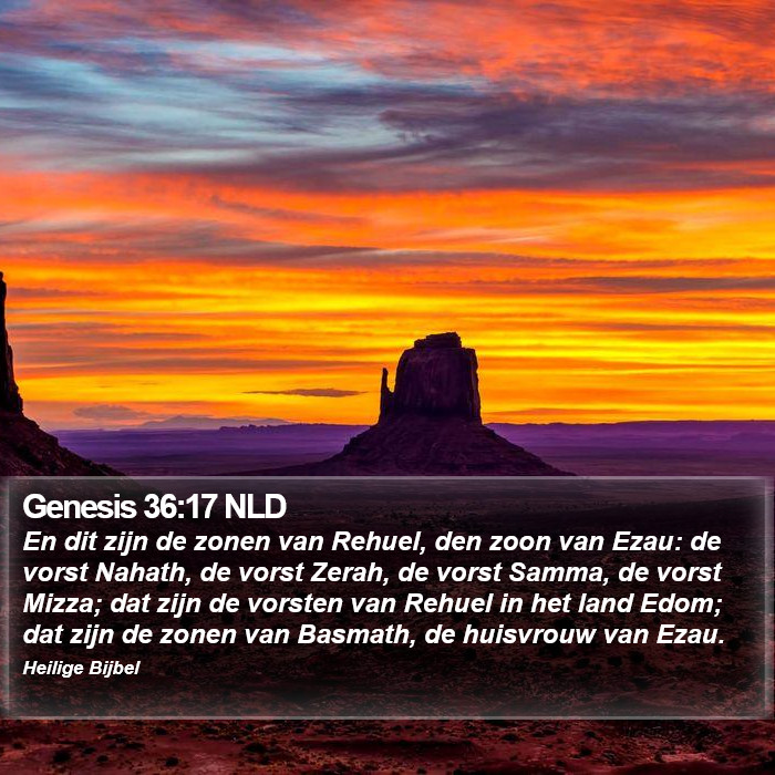 Genesis 36:17 NLD Bible Study