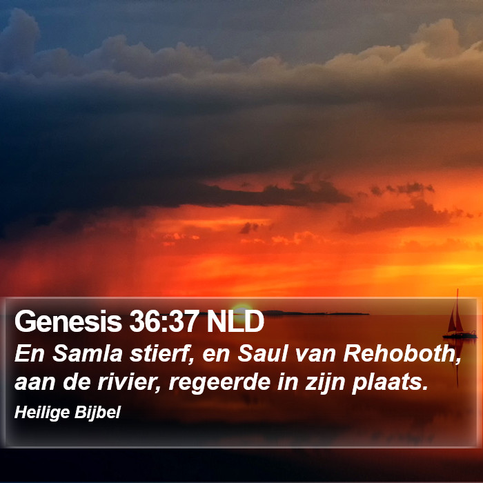 Genesis 36:37 NLD Bible Study