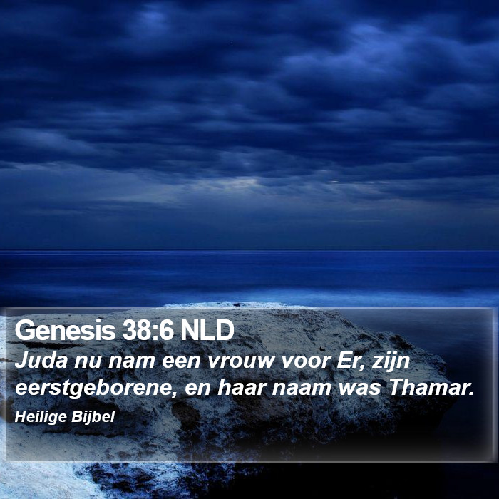 Genesis 38:6 NLD Bible Study