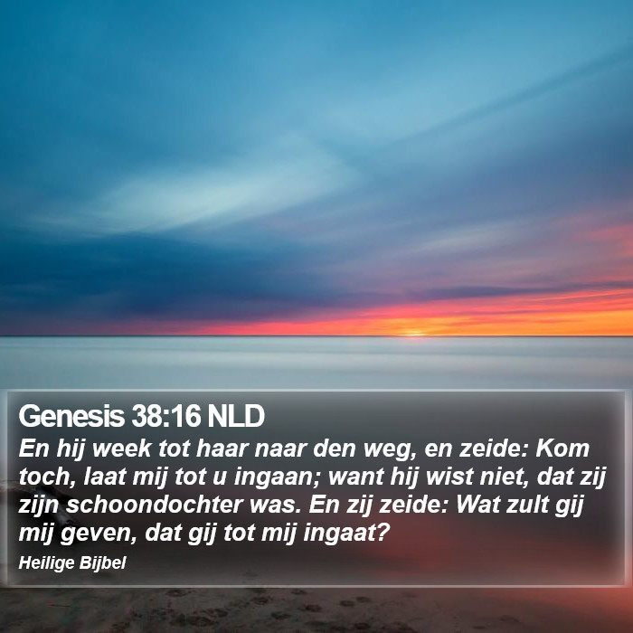 Genesis 38:16 NLD Bible Study