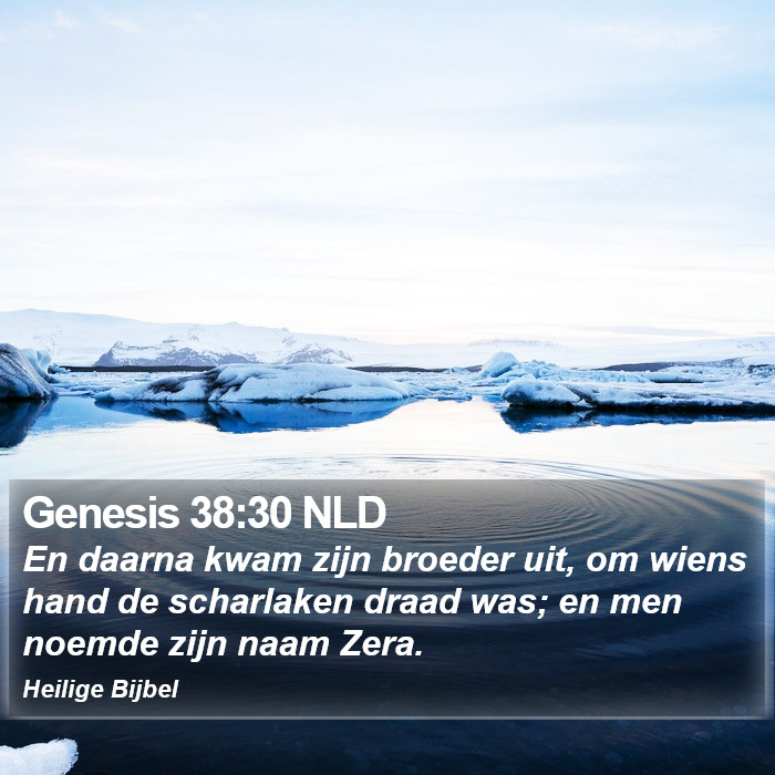 Genesis 38:30 NLD Bible Study