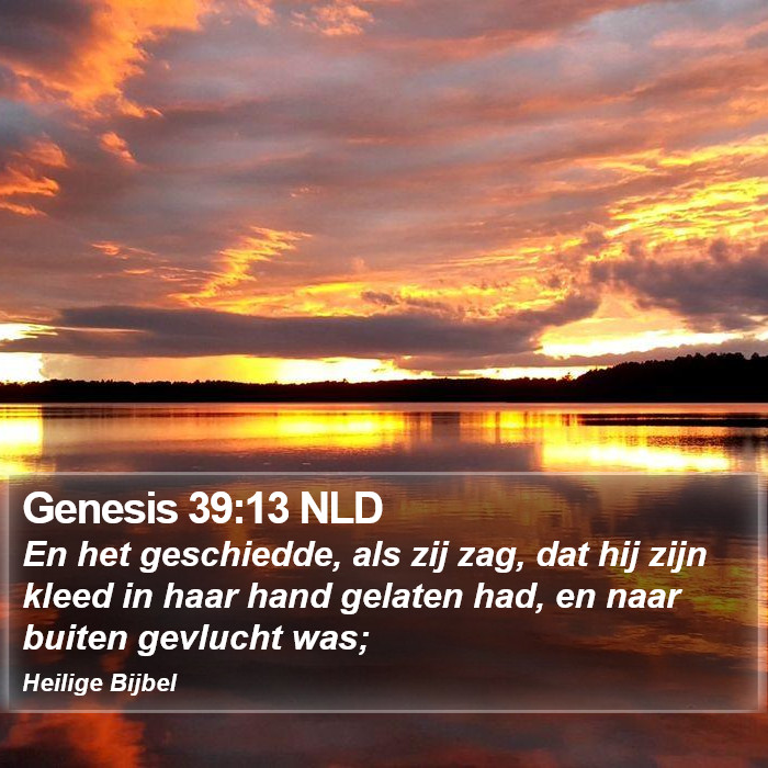 Genesis 39:13 NLD Bible Study