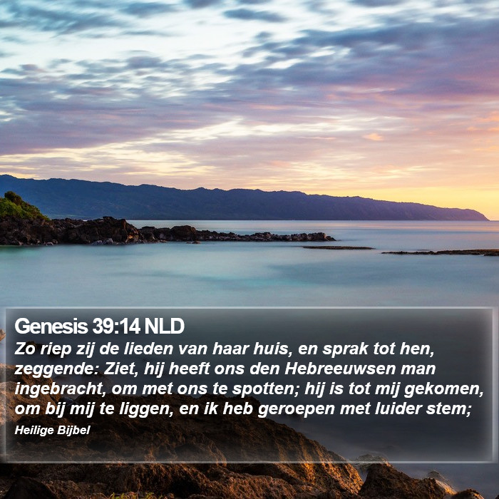 Genesis 39:14 NLD Bible Study