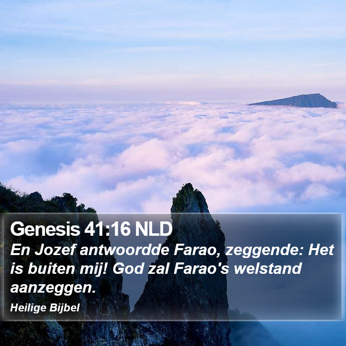 Genesis 41:16 NLD Bible Study