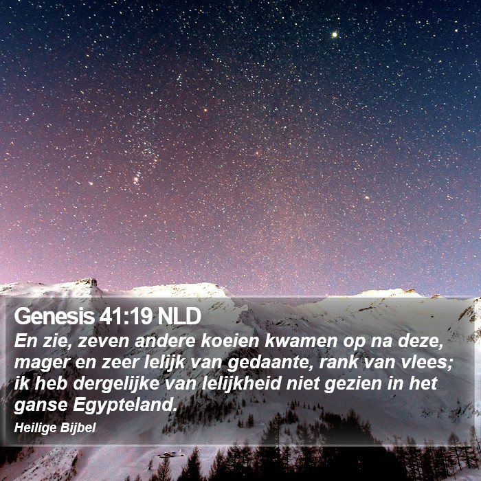 Genesis 41:19 NLD Bible Study