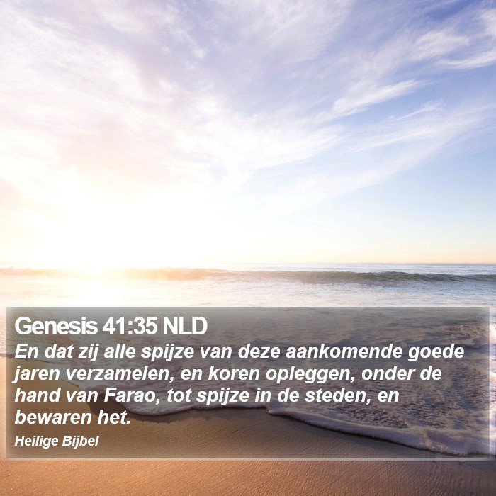 Genesis 41:35 NLD Bible Study