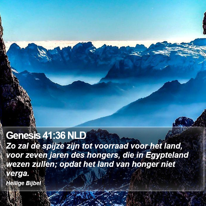 Genesis 41:36 NLD Bible Study