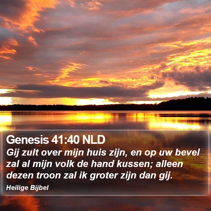 Genesis 41:40 NLD Bible Study