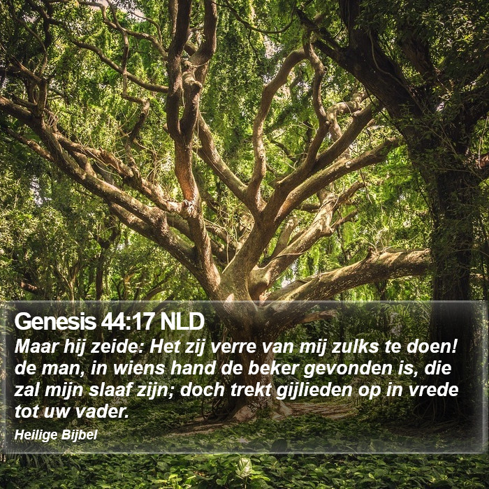 Genesis 44:17 NLD Bible Study