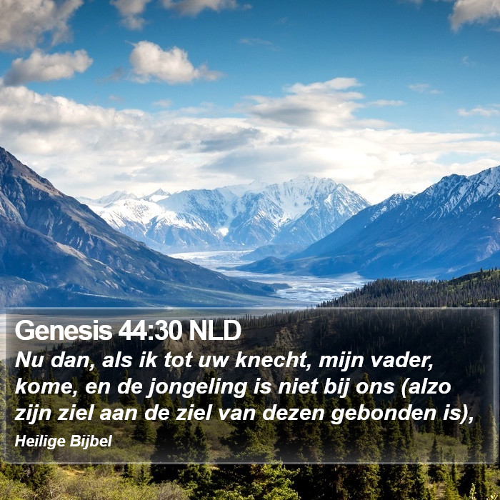 Genesis 44:30 NLD Bible Study