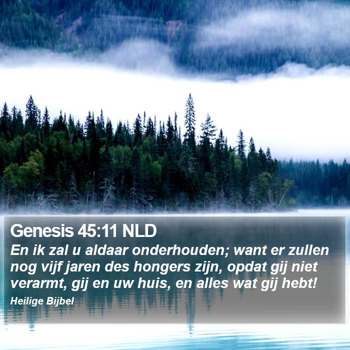 Genesis 45:11 NLD Bible Study