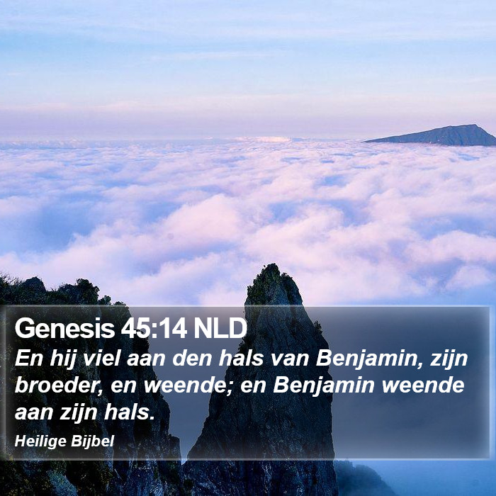 Genesis 45:14 NLD Bible Study