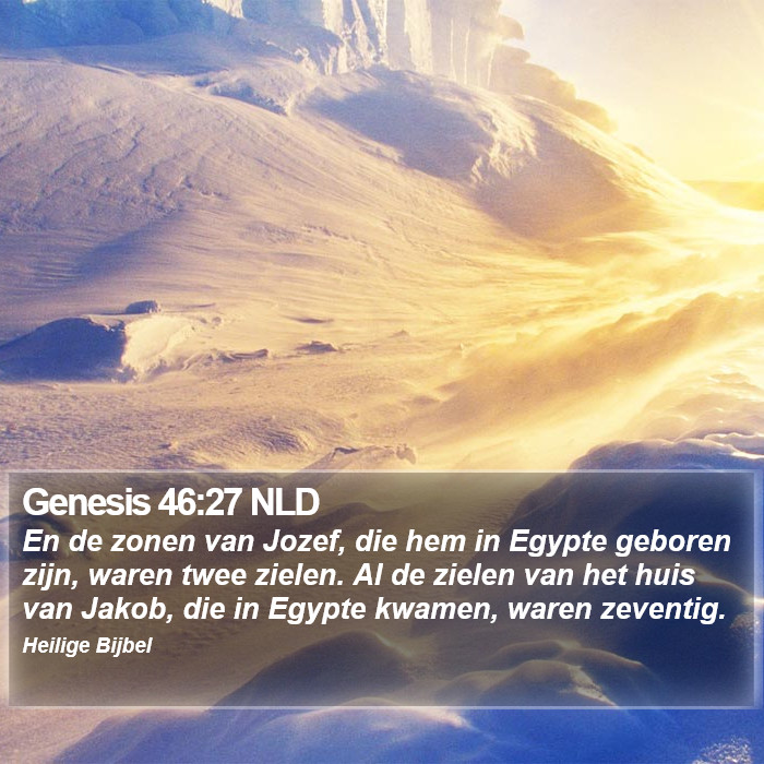 Genesis 46:27 NLD Bible Study