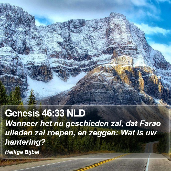 Genesis 46:33 NLD Bible Study