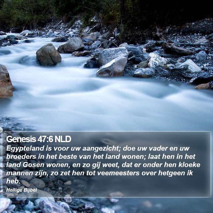 Genesis 47:6 NLD Bible Study