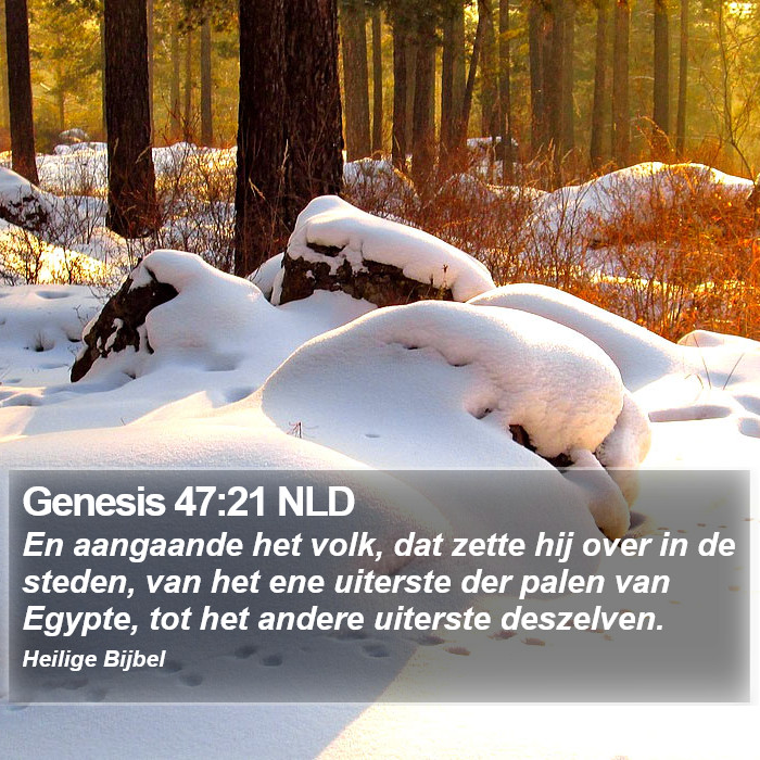 Genesis 47:21 NLD Bible Study