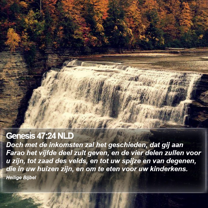 Genesis 47:24 NLD Bible Study