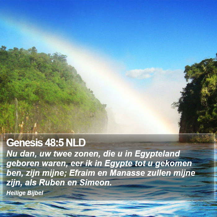 Genesis 48:5 NLD Bible Study