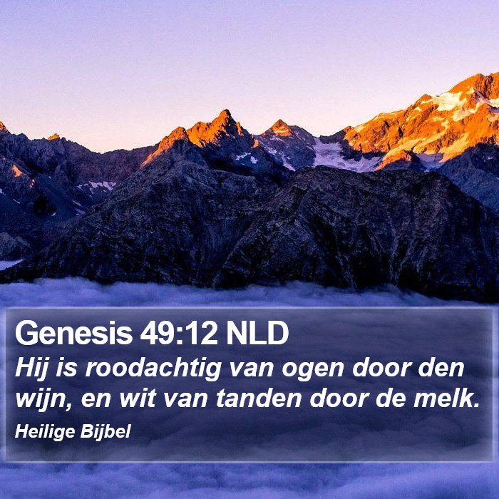 Genesis 49:12 NLD Bible Study