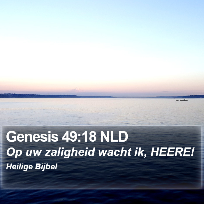 Genesis 49:18 NLD Bible Study