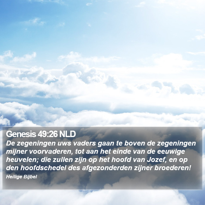 Genesis 49:26 NLD Bible Study