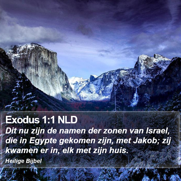 Exodus 1:1 NLD Bible Study