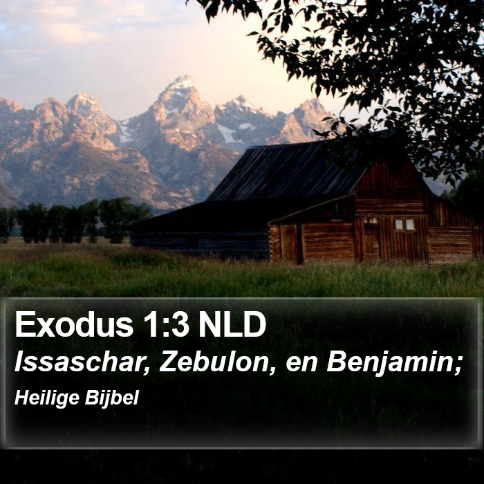 Exodus 1:3 NLD Bible Study