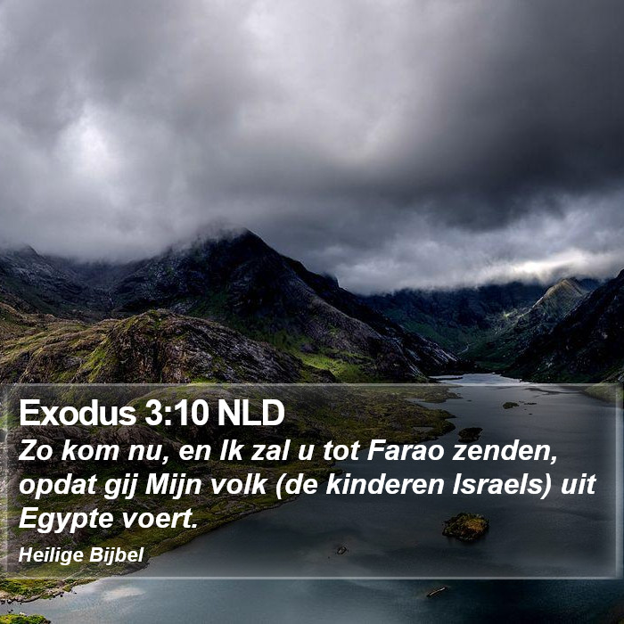 Exodus 3:10 NLD Bible Study