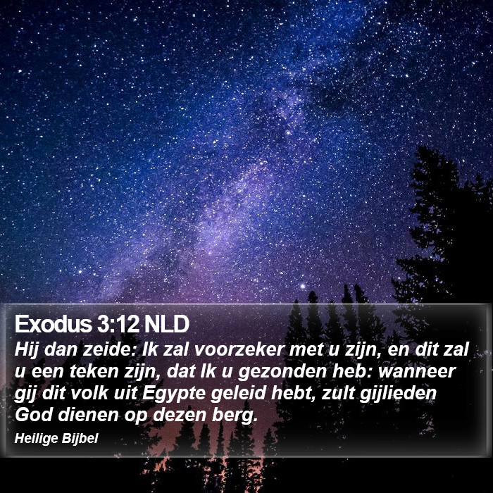 Exodus 3:12 NLD Bible Study