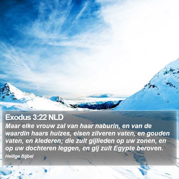 Exodus 3:22 NLD Bible Study