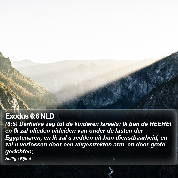 Exodus 6:6 NLD Bible Study