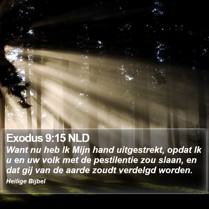 Exodus 9:15 NLD Bible Study