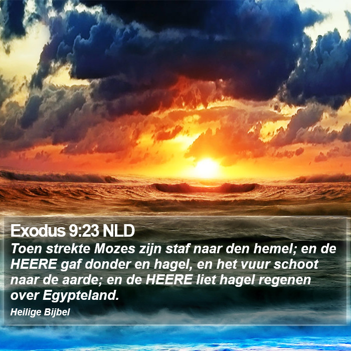 Exodus 9:23 NLD Bible Study