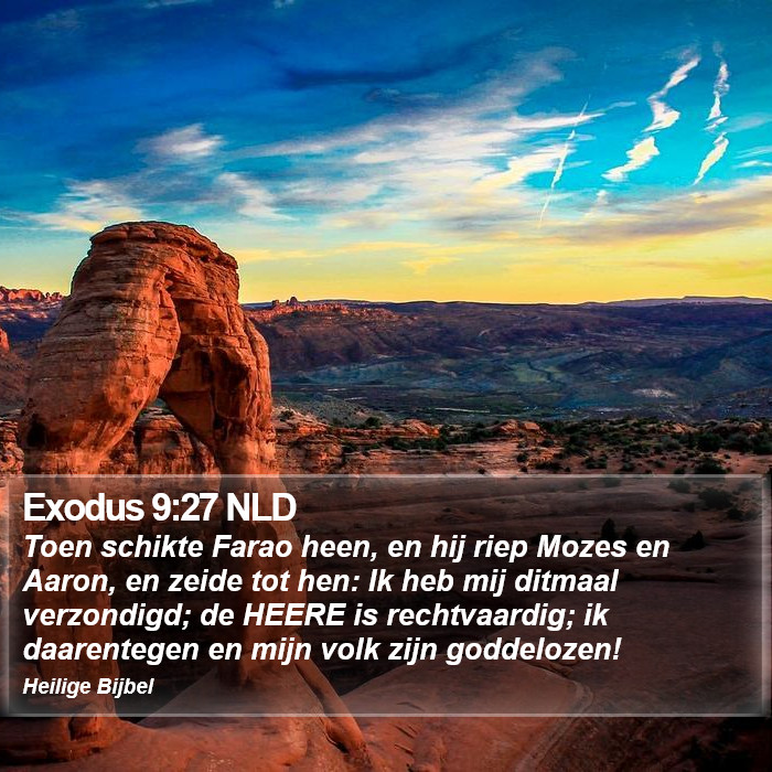 Exodus 9:27 NLD Bible Study