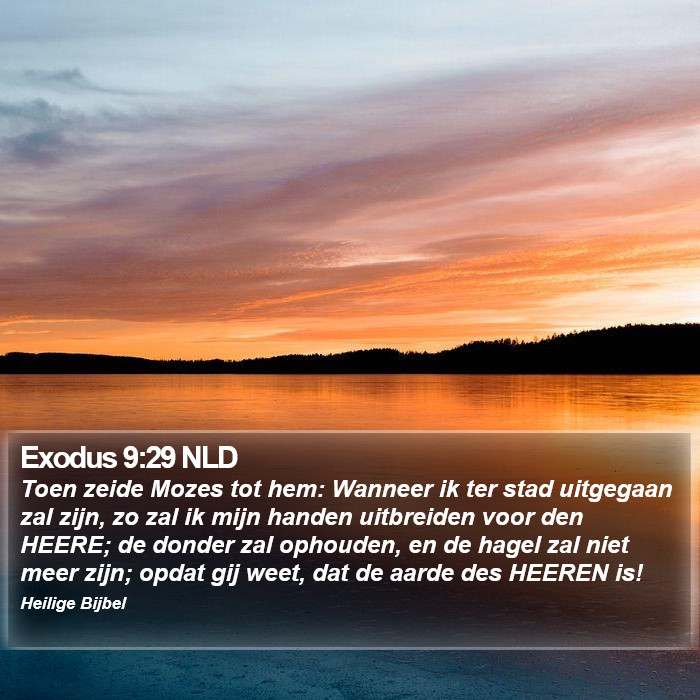 Exodus 9:29 NLD Bible Study