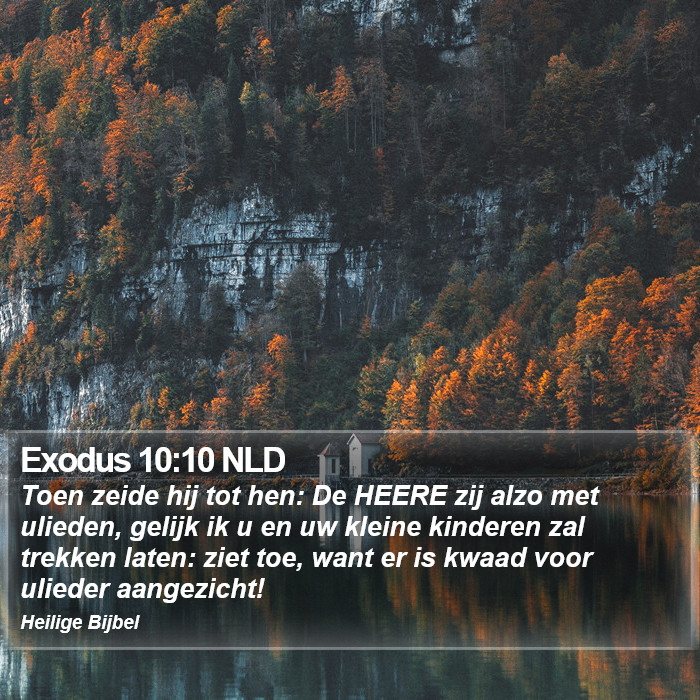 Exodus 10:10 NLD Bible Study