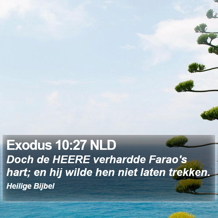 Exodus 10:27 NLD Bible Study