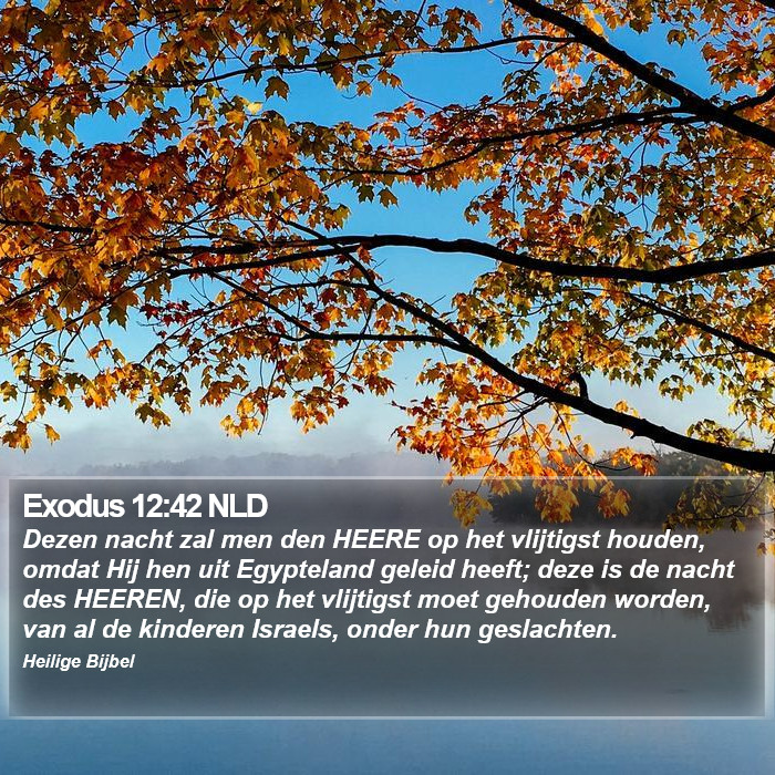 Exodus 12:42 NLD Bible Study