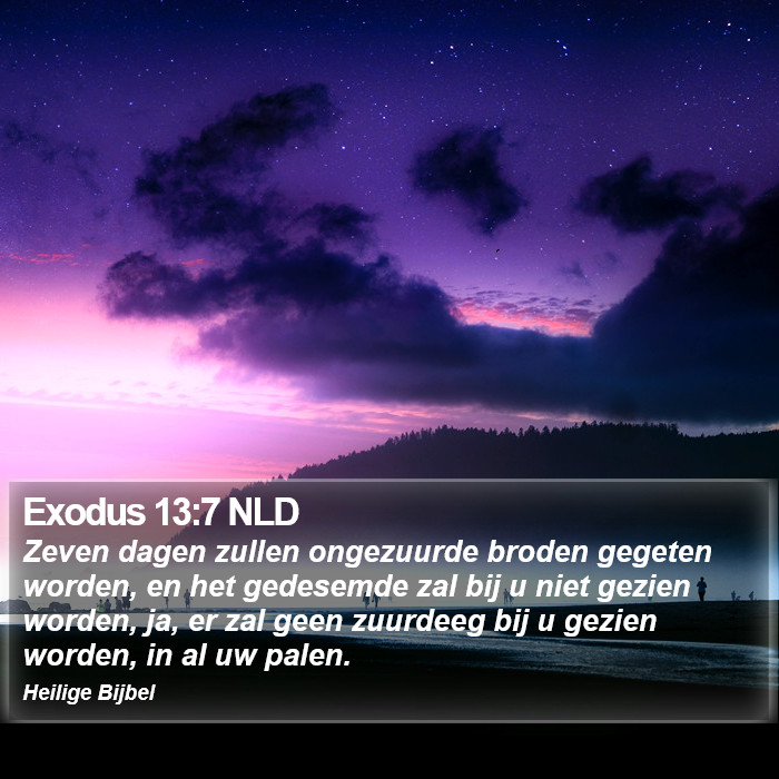 Exodus 13:7 NLD Bible Study