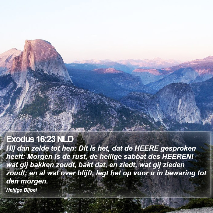 Exodus 16:23 NLD Bible Study